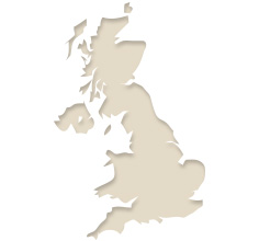 map of the UK