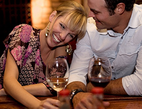 couple having wine