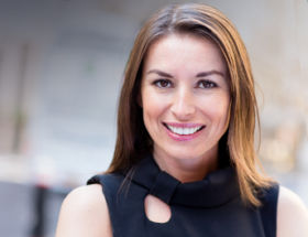 woman smiling at camera